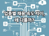 업종별 채용 속도 차이, 왜 다를까?